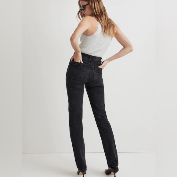 Madewell Women's Utility Black Jeans - Picture 4 of 15
